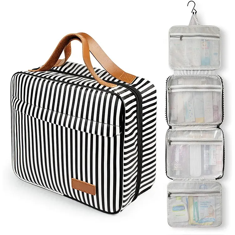 Travel Hanging Makeup Bag Waterproof Large Cosmetic Make up Organizer for Travel Accessories Kit Toiletry Bag