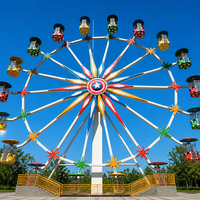 Grande Roue Géante Commerciale de 30m pour Parc d'Attractions Extérieur à Vendre