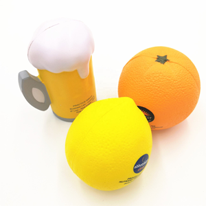 Pelota antiestrés de frutas PU con logotipo personalizado para 5 a 7 años, liberación de estrés unisex QF - Product Image 5