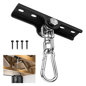 Supporto per <span class=keywords><strong>Sacco</strong></span> da <span class=keywords><strong>Boxe</strong></span> Pesante da Soffitto per Palestra Domestica, in Metallo Nero, per Allenamento - Product Image 1