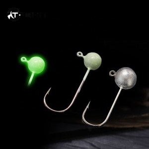 Haute Qualité Professionnel Couleur Primaire Sphérique Plomb Jighead Crochet Doux Appât Barbelé Crochet 1.5g 2g 3g <span class=keywords><strong>Gamakatsu</strong></span> Hameçons De Pêche - Product Image 1