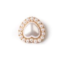 Kancing Manset Kemeja Wanita Model Jepit Datar Berbahan Zinc Alloy Bebas Nikel, Dilengkapi Permata Rhinestone dan Logo Kustom untuk Fashion