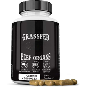180 Capsules OEM Halal <b>Grass</b> Fed Beef Liver Capsules Support Energy Supplements Vitamin Freeze <b>Dried</b> Beef Liver Capsules - Product Image 1
