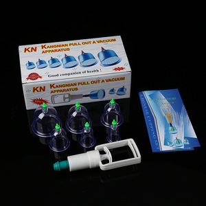 Hijama Set bekam rumah tangga, Set cangkir penyedot vakum, kaleng pijat badan 6 buah - Product Image 1