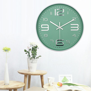 Orologio da parete rotondo da 12 pollici 30CM <span class=keywords><strong>per</strong></span> la decorazione di casa e ufficio orologio da parete con spazzata silenziosa - Product Image 3