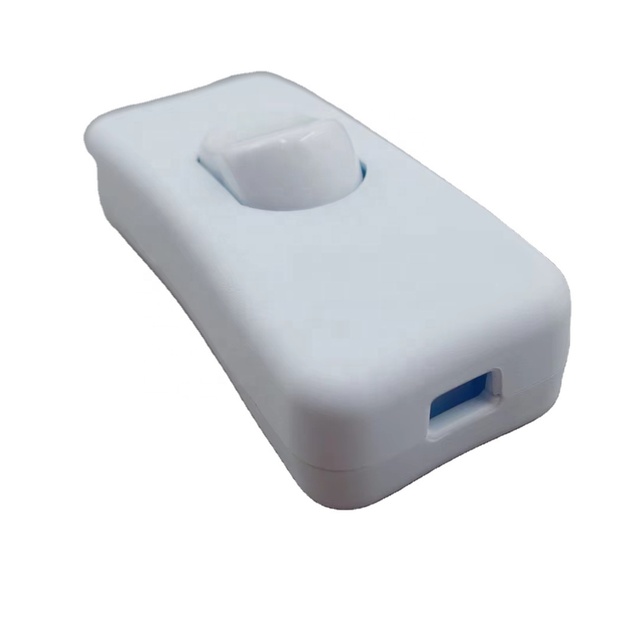250V 2A 303 Unipolar Bipolar Cordline Switch with Copper Hardware, IP30 Protection, for Table Luminaire Lighting Fixtures
