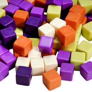 Fourniture directe usine : <span class=keywords><strong>Dés</strong></span> en acrylique colorés à angle droit de 16 mm avec 5 000 pièces pour les jeux d'échecs et de cartes - Product Image 2