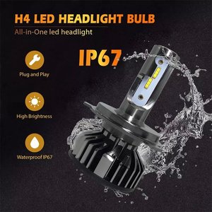 Cho infitary F2 COB 12V tự động Led Đèn Pha cho xe ô tô 72 Wát H1 H3 H11 H13 H27 9005 9006 9012 5202 H4 <span class=keywords><strong>H7</strong></span> bóng đèn với 6500K màu - Product Image 6