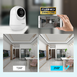 Caméra IP de sécurité Kerui 3MP de bonne qualité, caméra Tuya, babyphone, caméra sans fil intérieure à 360 degrés, caméra réseau Wifi sans fil - Product Image 3