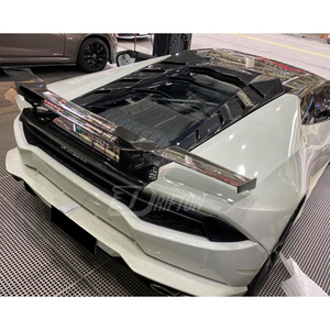 Msy สไตล์ Huracan คาร์บอนไฟเบอร์3K/6K/12K ธรรมดา/ทแยงฝากระโปรงหลังเครื่องยนต์สำหรับรถแลมโบกินีฮูราคัน LP610และ LP580 - Product Image 3