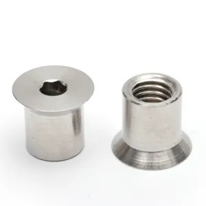 Stainless steel self clinching standoff threaded bushings threaded inserts blind threaded inserts sleeve nut