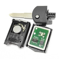 Llave Inteligente de Repuesto de 4 Botones, Negra, 433mhz, 315mhz, 80 Bits, Chip 4D63, Control Remoto para Auto, Entrada sin Llave, para Cerrajeros
