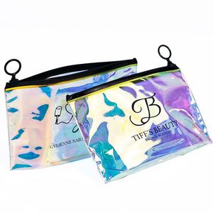 Sachet refermable OEM recyclable en PVC transparent pour vêtements et bijoux, emballage de bagues, style fermeture à glissière - Product Image 4