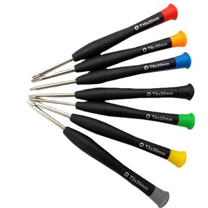 Tournevis Torx de précision WISEKING T2 T3 T4 T5 T6 T8 T10 30 mm magnétique isolé pour réparation de téléphones portables - Product Image 4