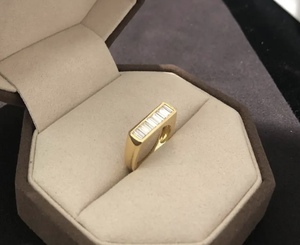 Joyería Fina Personalizada, Anillo Sólido de Oro Real de 9k, 10k, 14k, 18k, Oro Blanco, Amarillo o Rosado, Diamante/Gema de Laboratorio, Fabricación en Fábrica - Product Image 1