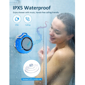 LENRUE F4 Outdoor Waterproof Bluetooth <strong>Speaker</strong> 10W TWS IPX6 <strong>Portable</strong> Mini Shower <strong>Speaker</strong> with MIC Enhanced Bass 12H Playtime - Product Image 6