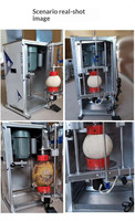 Verticale kastmodel automatische kokosnootschiller machine elektrische kokosnootschelp snij- en openingsapparatuur