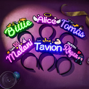 Tùy chỉnh DIY Headband & headdress trang trí buổi hòa nhạc & Lễ hội âm nhạc hỗ trợ với đèn LED cho các trường học & bên sử dụng - Product Image 3