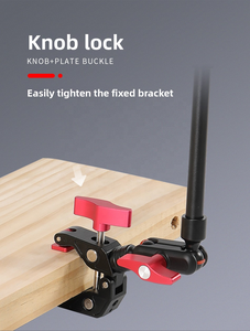 Support de caméra à pince Magic Arm, bras articulé pour téléphone, support de bureau réglable pour webcam, trépied, lumière, équipement vidéo - Product Image 3