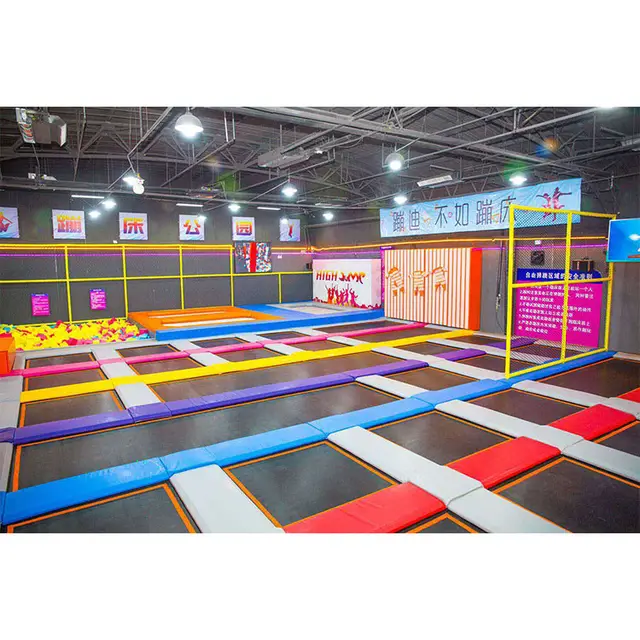 Custom Kids Indoor Playground Trampoline Park Professional Trampoline