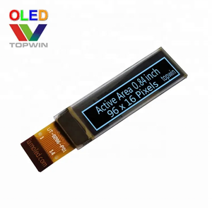 0.<span class=keywords><strong>84</strong></span> "0.<span class=keywords><strong>84</strong></span> inch màu trắng loại 14 pin 96x16 độ phân giải màn hình OLED giao diện I2C UG-9616TSWBG01 OLED hiển thị hiển thị - Product Image 4