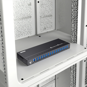 Sipolar A316 16 cổng USB HUB cho nhiều điện thoại và máy tính bảng 12V 10A Power Adapter công nghiệp 16 cổng USB 3.0 Splitter - Product Image 1