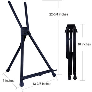 ขาตั้งวาดรูปเหล็กปรับระดับได้แบบพกพา Bertha Art Easel สำหรับนักเรียนฝึกวาดภาพ - Product Image 2