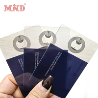 Werkseitig angepasste OEM 13,56 MHz NFC-Chip Transparente Visitenkarte NFC-PVC-Karte Digitaldruck Graviertes Logo Qr-Code