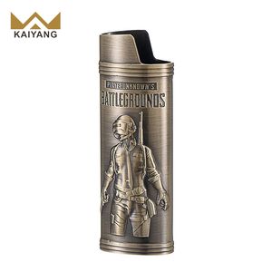 Estuche Protector Metálico Portátil para Encendedor <span class=keywords><strong>Bic</strong></span>, Diseño Retro - Product Image 3