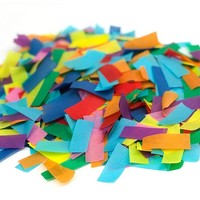 Fabricant direct, fabriqué en Chine, modèle RH0915, canons à confettis carrés colorés à manivelle pour les fêtes, les bars, les KTV, les célébrations