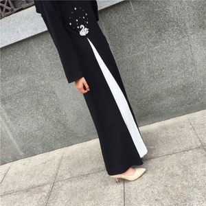 Untuk Wanita Jurken Abaya <span class=keywords><strong>Dubai</strong></span> Met Mouwen Islamitische Kleding Kleding Lange Mouw Tops Voor Moslim Vrouwen - Product Image 2
