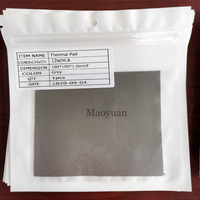 MY MY-220 Gris 1W-12W 100*100mm Coussinet en silicone souple haute conductivité thermique 10kV pour refroidissement CPU et mémoire