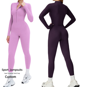 <span class=keywords><strong>Tuta</strong></span> <span class=keywords><strong>Termica</strong></span> da <span class=keywords><strong>Donna</strong></span> per Autunno/Inverno, Aderente, Foderata in Pile, Elasticizzata in Quattro Direzioni, per Yoga, Corsa e Fitness - Product Image 1
