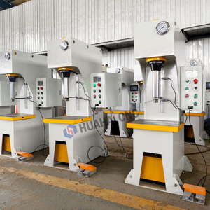 Pressa Idraulica Monocolonna Tipo C Hua Hai YQ41-10T con Motore da 4kW 380V/220V, Pressa Monobraccio con Cuscinetto per Lavorazione Metalli - Product Image 3