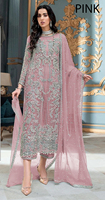 Oferta Especial: Conjunto de Salwar Kameez con Bordado Elegante, Kurti y Pantalón para Fiesta, Diseño Exclusivo de Surat para Mujer, Completamente Cosido