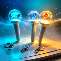 Mini porte-clés LED personnalisé avec logo - Lumière clignotante à piles pour accessoires de concert K- - Fête du Poisson d'avril - Nouvel An - Bâton LED
