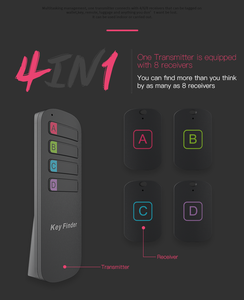 Mayorista Fabricante Electrónico Inalámbrico RF Remoto Vibrador Billetera <span class=keywords><strong>Wistle</strong></span> Ring Anti Lost Smart Key Finder Silbato - Product Image 6