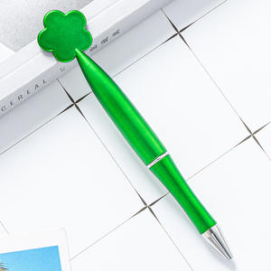 Stylo bille en plastique créatif à motif floral de dessin animé, personnalisable avec logo imprimé, pour la papeterie de bureau – Vente en gros - Product Image 6