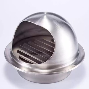 Ventilateur de toit à gaz en acier inoxydable 304, 220V, hotte anti-pluie, pare-brise, mur extérieur, fenêtre, échappement, tuyau d'air frais, couvercle pour la maison - Product Image 4