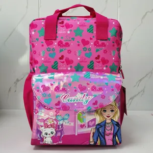 New Children's Schoolbag Cartoon Cute Kindergarten Backpack Logo Customized Students Boys Kids Bags