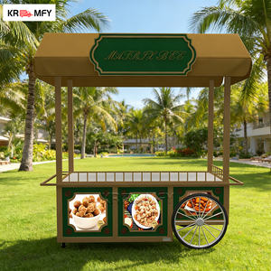 Carrito de Helados Italianos de Empuje Manual, Helados Suaves Tipo Popsicle, en Venta - Product Image 5