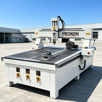 Machine de découpe CNC pour le travail du bois, 3/4 axes, pour la fabrication d'armoires de cuisine, avec axe rotatif 3D