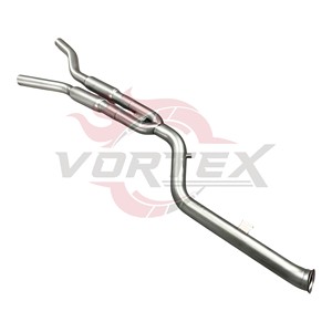 ท่อไอเสียกลาง Vortex SS304 Performance สำหรับ BMW G20 M340i B58 3.0T ระบบท่อไอเสียแบบเรซซิ่ง พร้อมเรโซเนเตอร์ แบบสองส่วน - Product Image 2