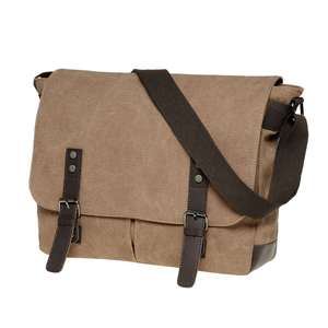 Bolsa de Mensajero de Lona Retro para Hombre, para Todas las Temporadas, Estilo Vintage, Impermeable, Bolsa de Hombro Tipo Bandolera para Verano - Product Image 3
