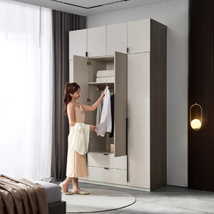 Armario Moderno a Medida, Minimalista, Blanco Puro, con Almacenamiento Inteligente, Mueble de Dormitorio, Gran Venta - Product Image 4