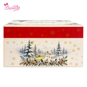 Boîte à bijoux musicale personnalisée <span class=keywords><strong>de</strong></span> <span class=keywords><strong>Noël</strong></span> avec tiroirs, motif cerf hivernal, figurine rotative, cadeau <span class=keywords><strong>de</strong></span> vacances, boîte à <span class=keywords><strong>musique</strong></span> d'usine - Product Image 2