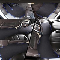 Tapis de sol de voiture de luxe sur mesure, ensemble complet, velours polyester moelleux, antidérapant, 4 pièces, tapis intérieur, Land Rover Range Rover Sport