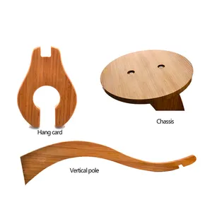 Factory Out High Quality Bamboo Wood Guitar Stand