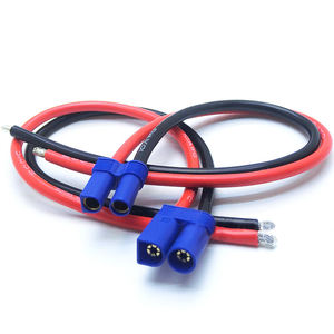 カスタムオスメスXT30XT60 XT90 EC2 EC3 EC5 EC8Tプラグからオープンコネクタケーブル12AWG15Aハイストランドシリコンワイヤーハーネス - Product Image 2