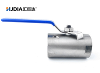 Válvula de Bola con Brida de 2 Piezas ASME B16.34 |   OEM de Alta Temperatura |   Válvula Miniatura de Gas NPS de 1/4 a 2 Pulgadas NPT/BSP con Orificio Reducido